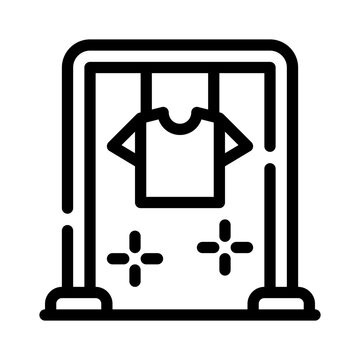 recommend clip art: dry cleaning line icon