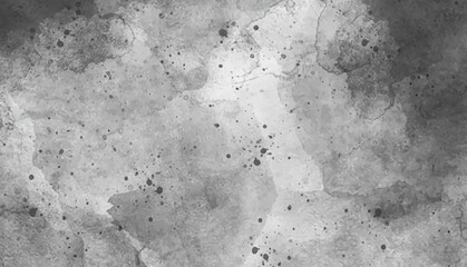 Grunge grey shades watercolor background. 