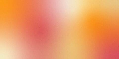 Vintage orange and light-red color abstract grainy soft noise effect pattern gradient background. Vintage red, orange Gradient Textured Paper and Canvas Pattern for Artful Wallpaper, Fabric Design
