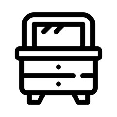 dresser line icon