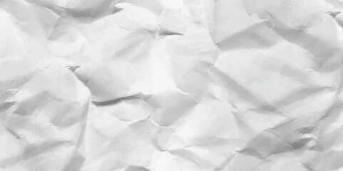 Obraz premium White paper wrinkled texture abstract background.