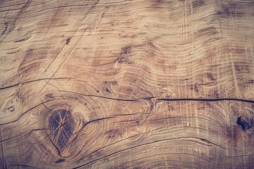 Naklejka premium Wooden background with knots and cracks