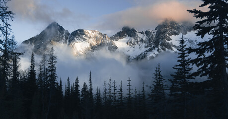 Misty Mountain Pano