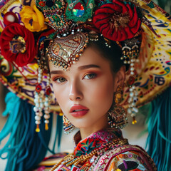 Obraz premium How do cultural traditions influence fashion styles around the world? Job ID: 02342459-bc6a-4eca-986f-e1350e3c579f