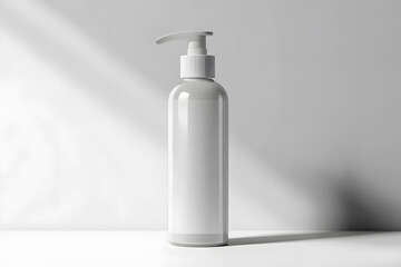 Product Packaging Skincare Bottle Mockup isolated on white background