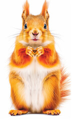 Fototapeta premium wildlife: Russian red squirrel
