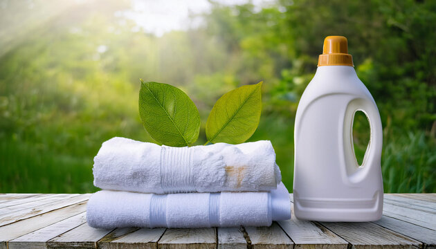 Eco fresh laundry wash, ecological sustainable environmental natural clothes garment washing
