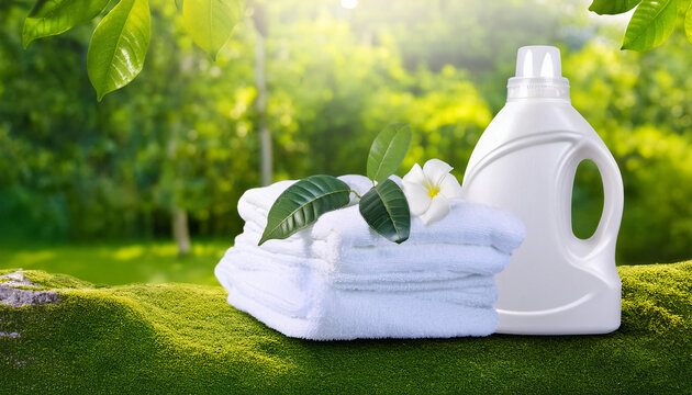 Eco fresh laundry wash, ecological sustainable environmental natural clothes garment washing