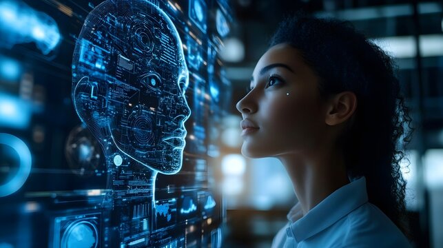 High-tech AI systems for IT vendor risk assessment, collaborative team in action