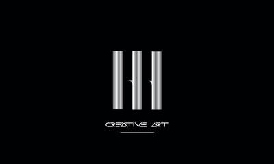 HH, H abstract letters logo monogram