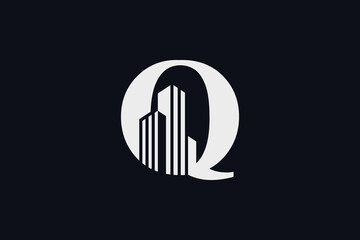 Building icon logo design inspiration with creative idea