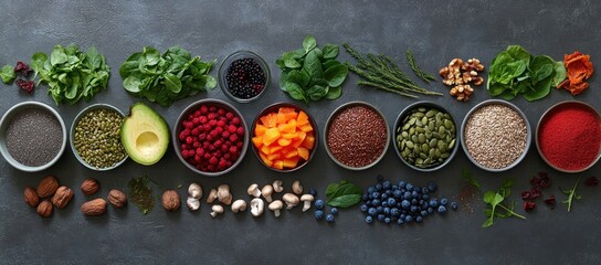 Rainbow of Superfoods: Healthy Eating & Nutrition