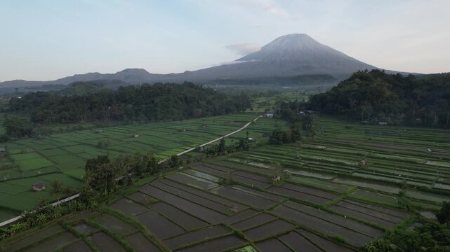 Mt. Agung bei Sonnenaufgang