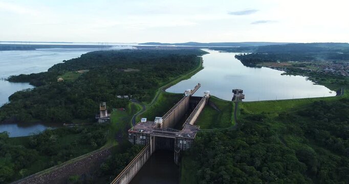 Eclusa da Hidrel&eacute;trica de Tucuru&iacute;, Par&aacute;, Brasil