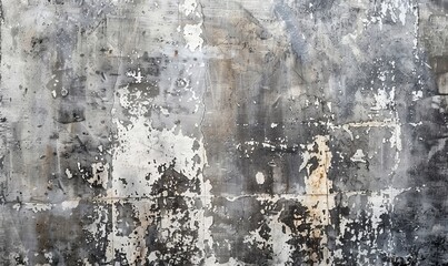 Fototapeta premium Background of a cement wall with a distressed dark gray texture