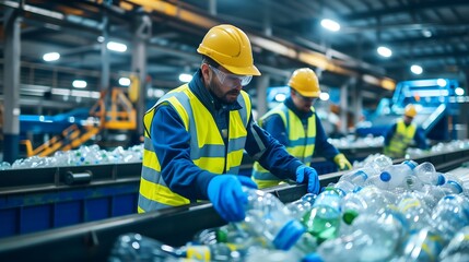 Recycling Plant Worker