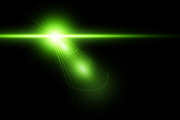 Transparent sunlight special lens flare light effect. Sun flash with warm rays and spotlight. Abstract translucent decor element design. Isolated star burst in sky.