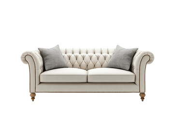 Fototapeta premium sofa isolated on white background
