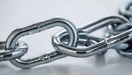 Obraz premium metal chain