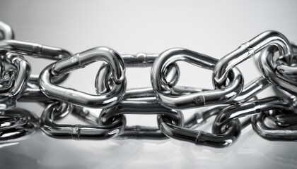 Obraz premium metal chain