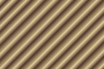 Obraz premium 3D striped background. Volumetric vector pattern with gold stripes.