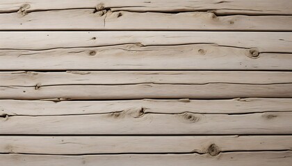 Obraz premium A background with a rustic driftwood texture, featuring a weathered, sun-bleached appearance with visible knots and cracks for a coastal, natural aesthetic. Multiple variations available