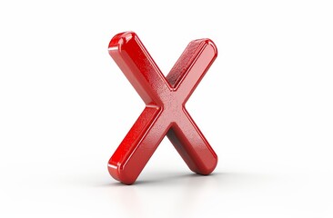 Obraz premium On a white isolated background, graffiti check marks and cross signs are sprayed