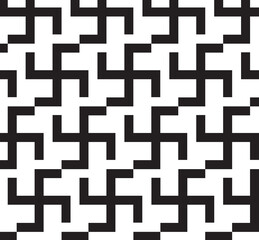 black and white seamless pattern