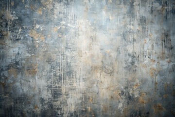 Obraz premium Gritty, distressed grey grunge texture with scratches and scuffs, perfect as a dirty wall background or wallpaper with ample copy space for design overlays.