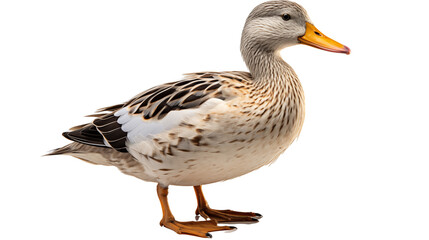 Fototapeta premium Duck mallard transparent background.