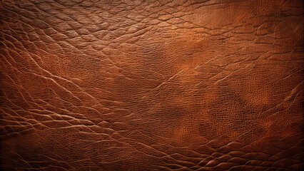Fototapeta premium Rich, dark brown leather texture with subtle scratches and fine grains, evoking luxury and sophistication, perfect for background or design element use.