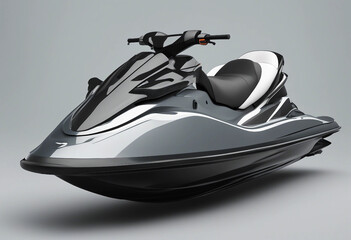 Naklejka premium Premium jet ski, isolated white background, ad shot, copy space for text 