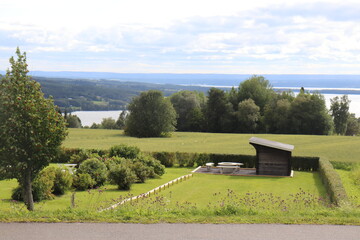 landscape with a fence