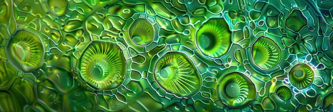 Euglena spirogyra Spiral shaped Eye Flagellate 100 Microns Emphasizing Flagellum Eyespot Prominent Paramylon Grains and Chloroplasts Phase Contrast Microscopic Image