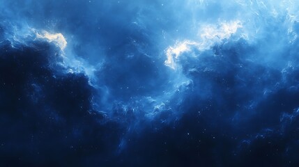 Obraz premium Abstract Blue Glitch Background 