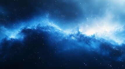 Obraz premium Abstract Blue Glitch Background 