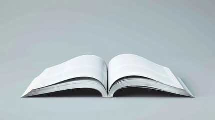 Obraz premium open book isolated on white