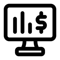 accounting software icon for illustration