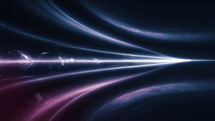 A close up of a space ship with some light coming out, AI