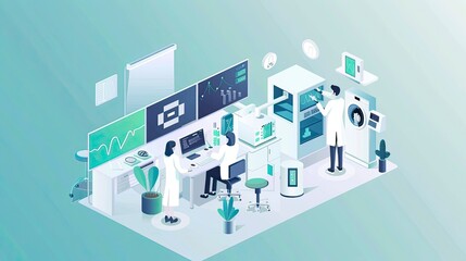 Fototapeta premium AI-driven healthcare diagnostic tool