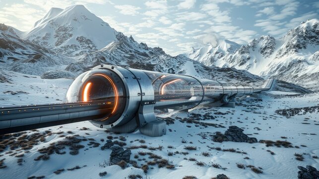 Hyperloop high-speed transportation system