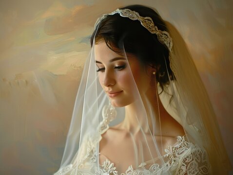 bride in dress