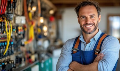 Obraz premium Electrical and Electronics Engineer: Innovating in the Modern Workplace