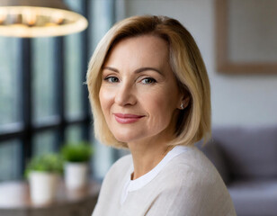 Dojrzała kobieta w średnim wieku