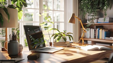 Setting up a quiet study area at home