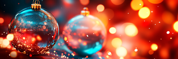 Christmas, new year luxury template with place for text. Social media post, banner, header, email, cover, flyer brochure, invitation, greeting card. Trendy elegant modern design. Generative Ai content