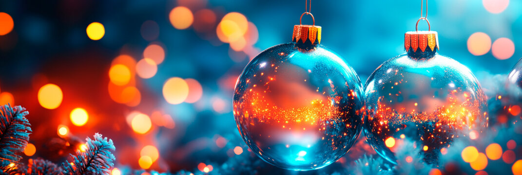 Christmas, new year luxury template with place for text. Social media post, banner, header, email, cover, flyer brochure, invitation, greeting card. Trendy elegant modern design. Generative Ai content