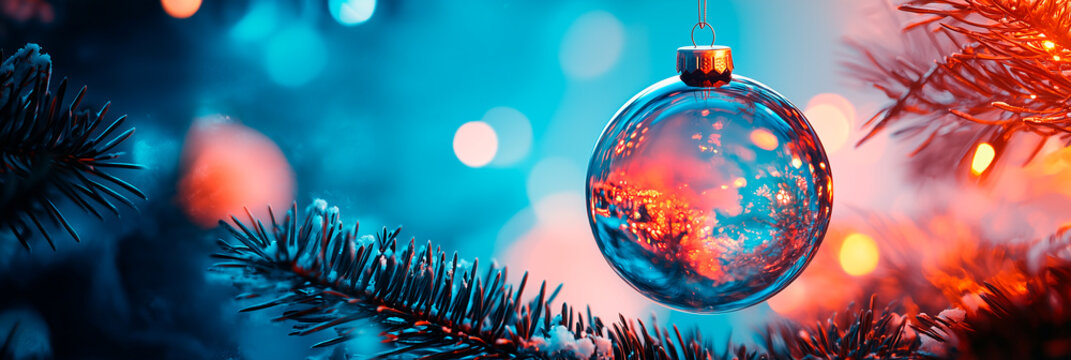 Christmas, new year luxury template with place for text. Social media post, banner, header, email, cover, flyer brochure, invitation, greeting card. Trendy elegant modern design. Generative Ai content