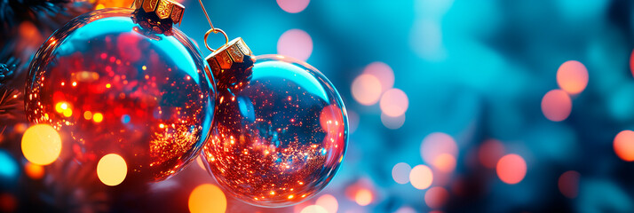 Christmas, new year luxury template with place for text. Social media post, banner, header, email, cover, flyer brochure, invitation, greeting card. Trendy elegant modern design. Generative Ai content