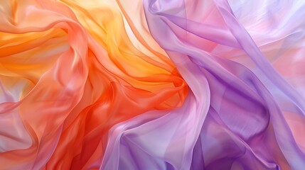 Obraz premium Colorful vibrant silk currents background